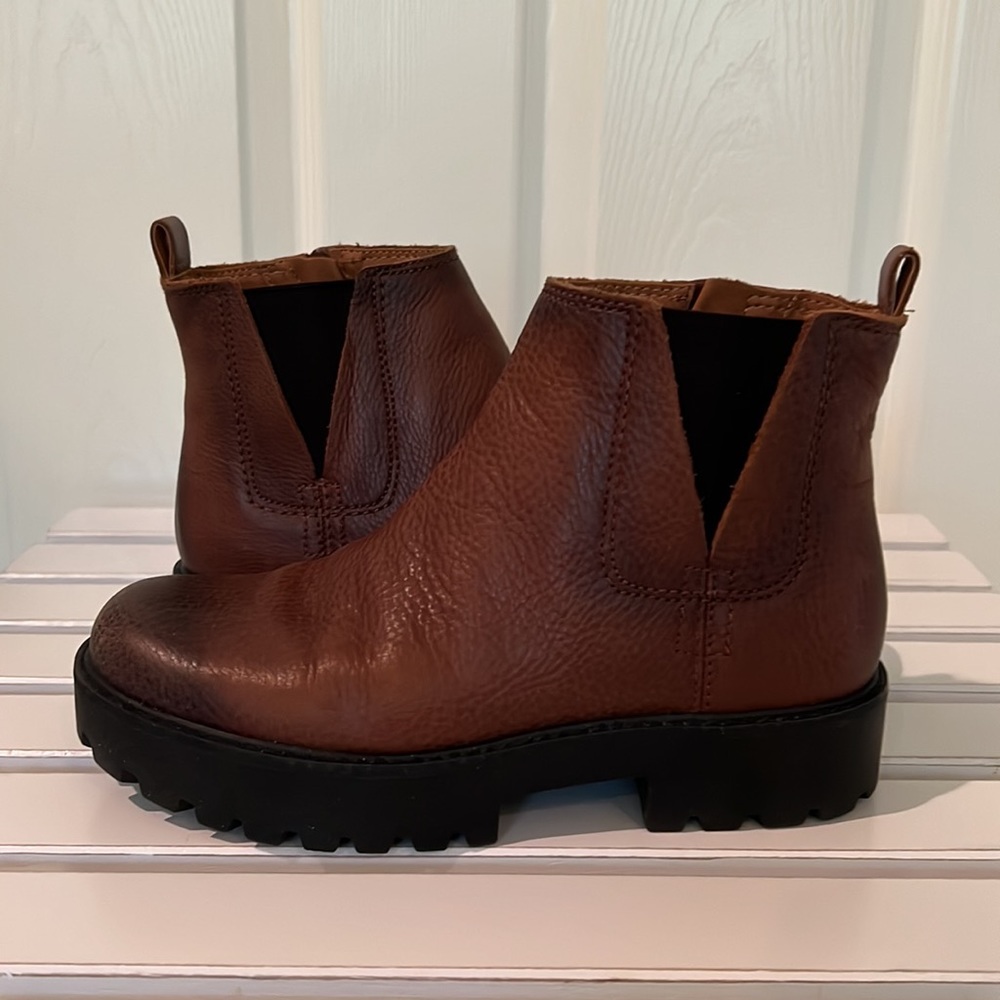 Zodiac leather water proof chunky boots
